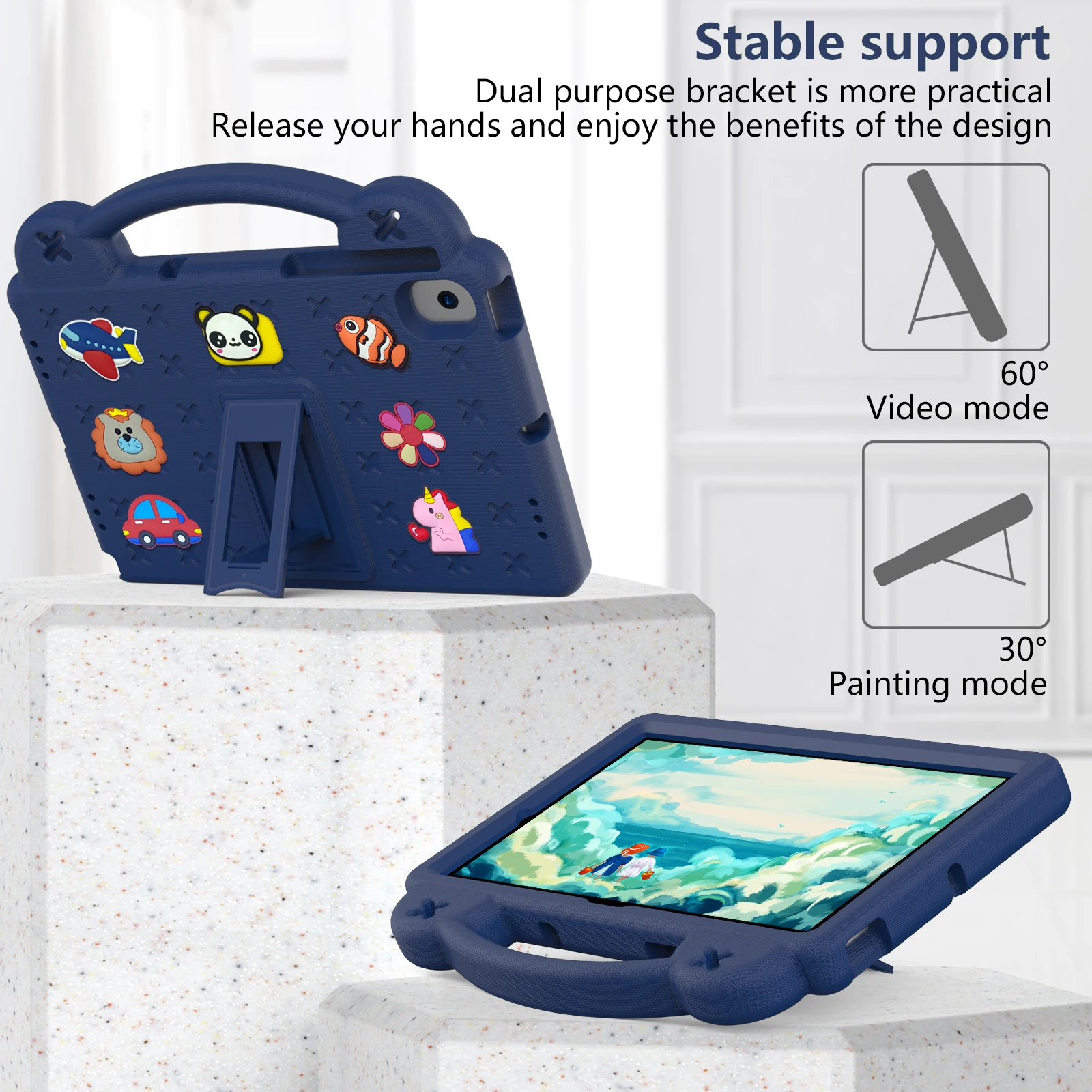 Kids Shockproof Case with Stand