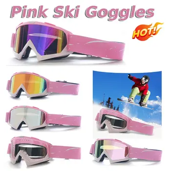 Motocross Glasses Motorcycle Pink Sunglasses Man MTB ATV Mask Windproof Protection Skiing Cycling Racing Off-Road Goggles 1