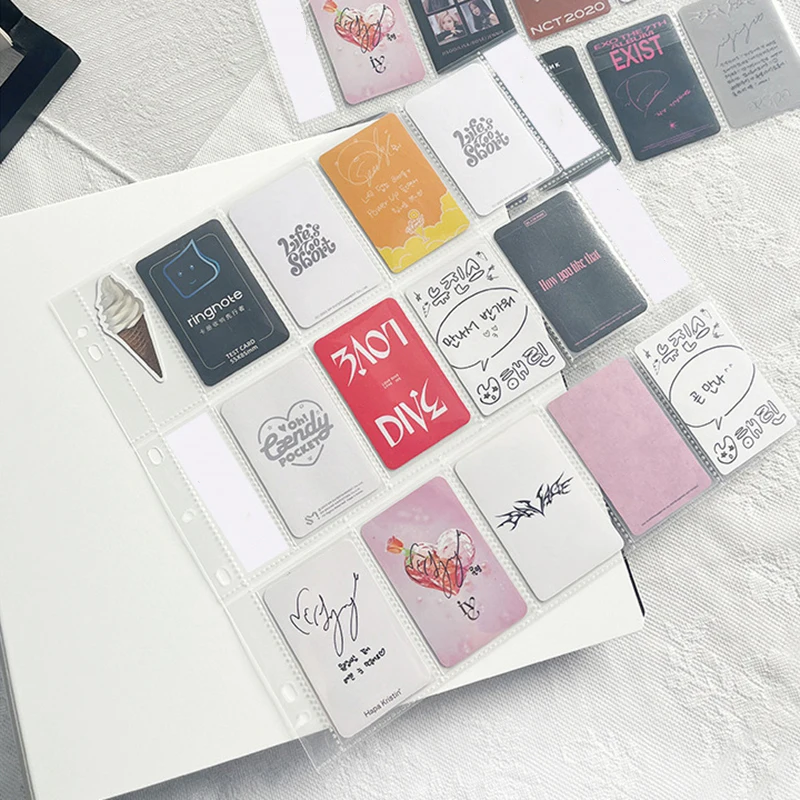 13 ポケットフォトカードバインダーフォトカードホルダー梱包用品