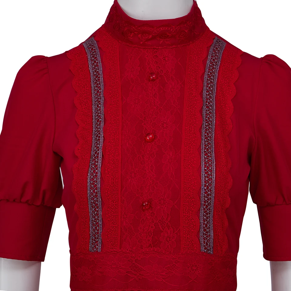 Helltaker - Disfraz De Anime Alastor Para Cosplay De Uniforme Rojo Para