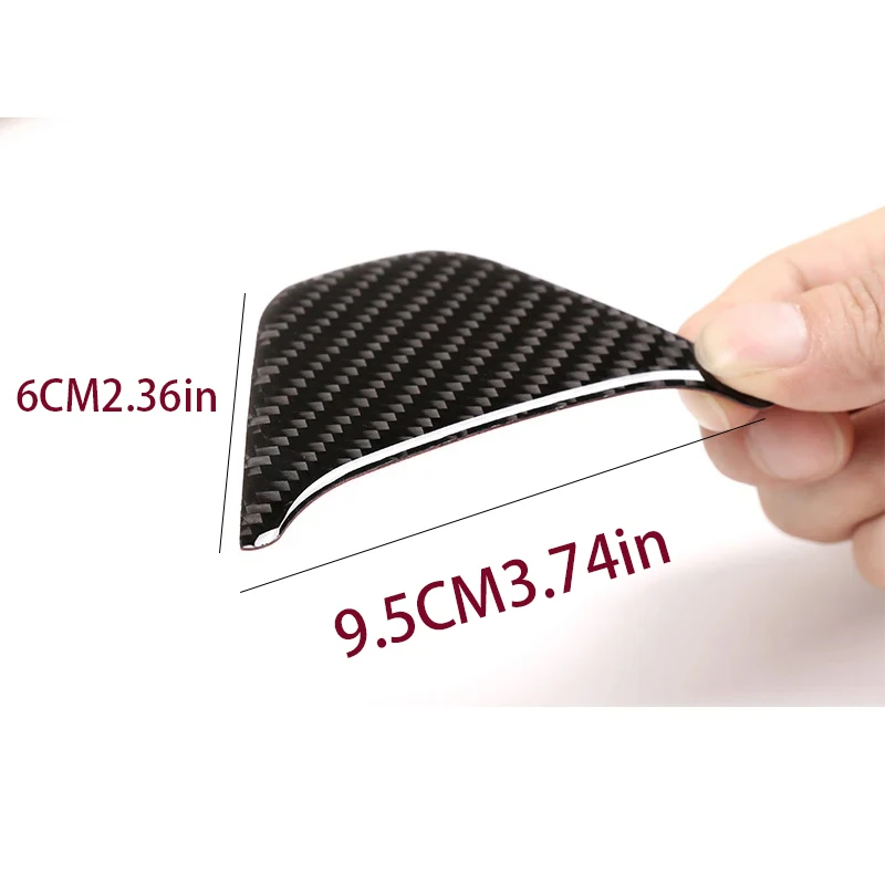 1 모델 자동차 스티어링 휠 장식 스티커 커버 BMW 2 시리즈 F45 F46 X1 F48 탄소 섬유 3D 인테리어 장식에 적합
