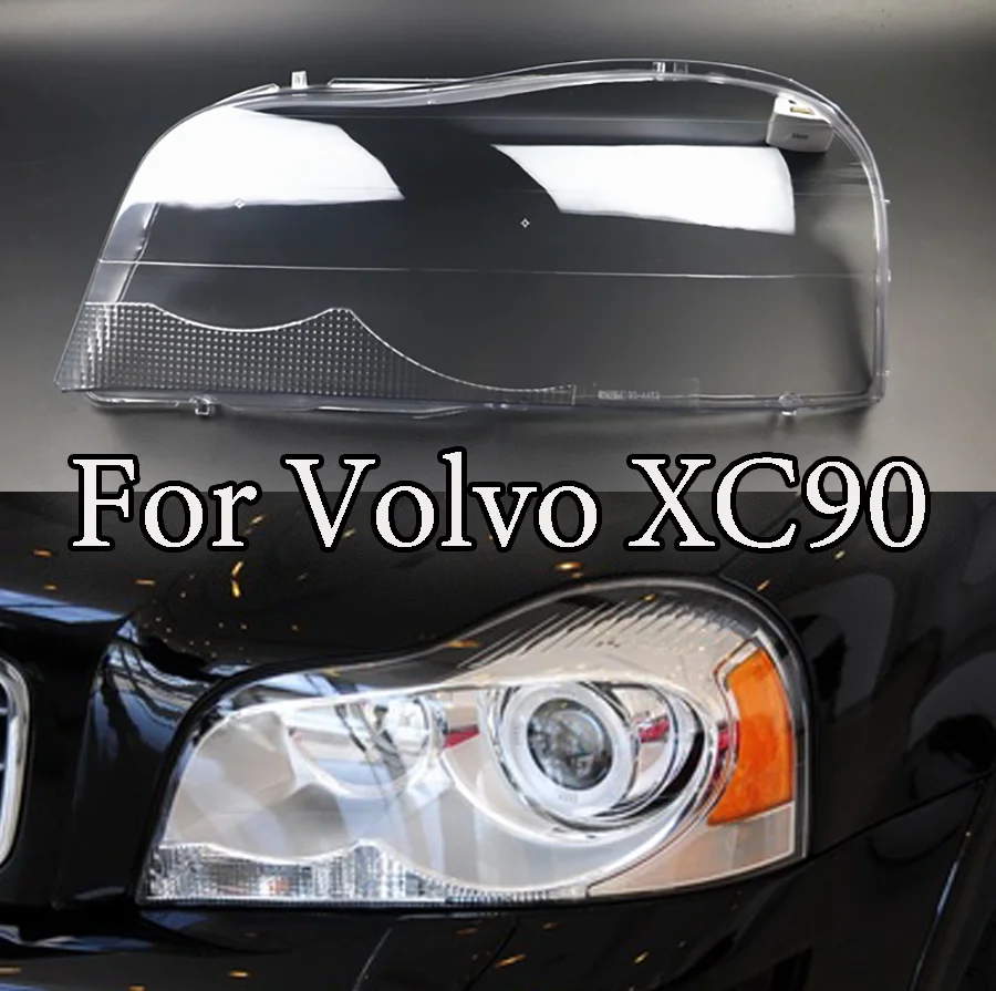 

Wooeight 1Pc Headlight Shell Lamp Shade Transparent Lens Cover Headlight Cover Right / ​Left Lampshade For Volvo XC90 2004-2013