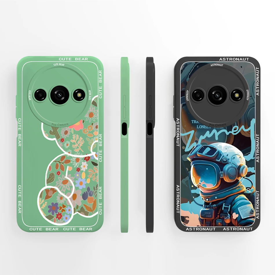 Panda Design Full Coverage Shockproof Liquid Silicone Bumper Case - Soft & Smooth Back Cover