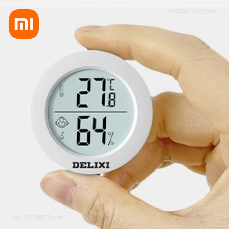 

Xiaomi Delixi Temperature Humidity Sensor High-precision Smart Digital Thermometer Hygrometer Sensor Mini Humidity Meter Gauge