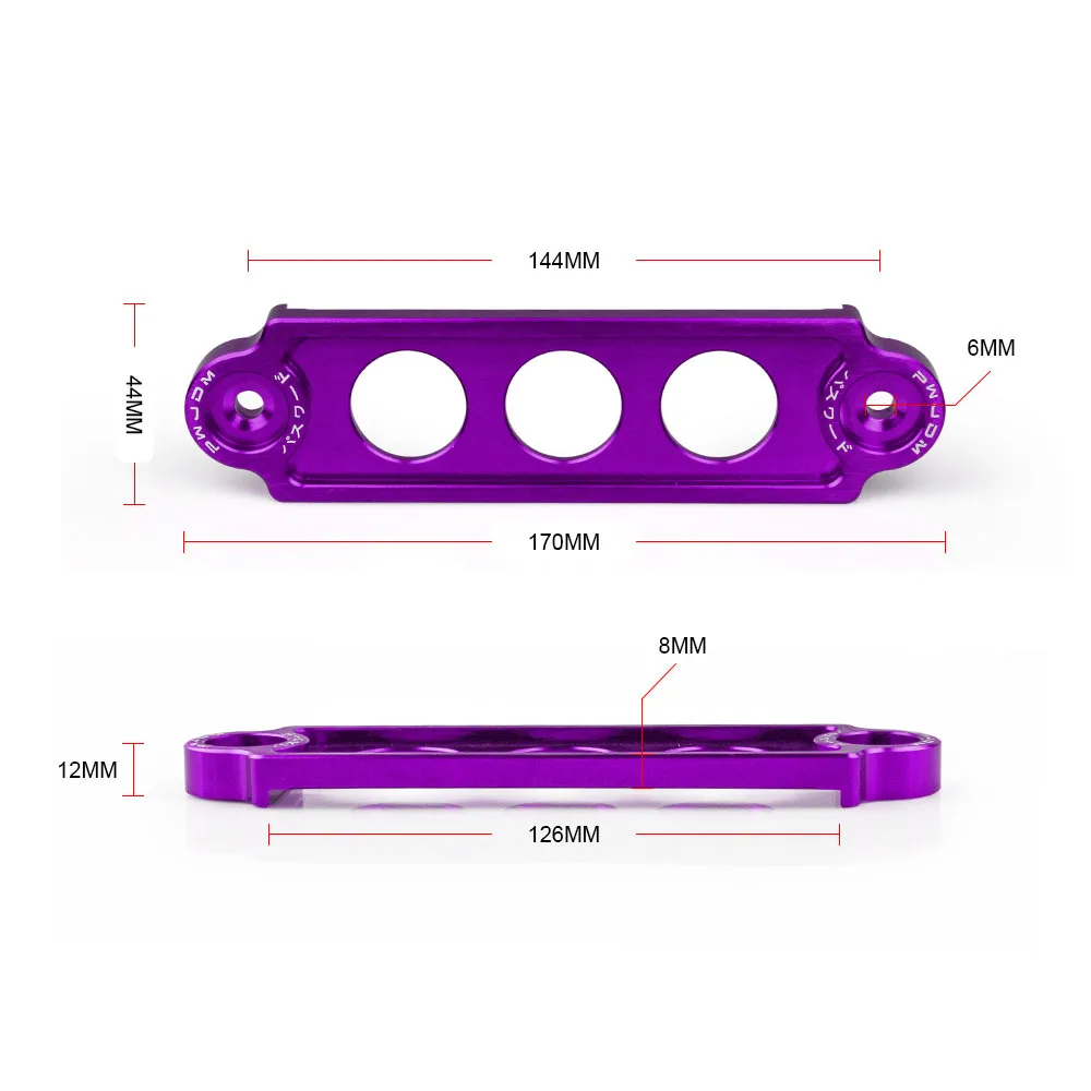 Battery Tie Down Bracket JDM Styling Car for Honda Civic/CRX 88-00