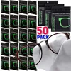 1-50PCS Reusable Anti-Fog Glasses Wipes Suede Pre-moistened Antifog Lens Cloth Defogger Eyeglass Wipe Glasses Prevent Fogging 1