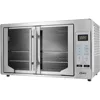 Convection Oven, 8-in-1 Countertop Toaster Oven, XL Fits 2 16" Pizzas, Stainless Steel French Door 1