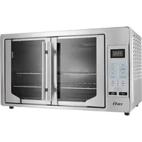 Convection Oven, 8-in-1 Countertop Toaster Oven, XL Fits 2 16" Pizzas, Stainless Steel French Door 1