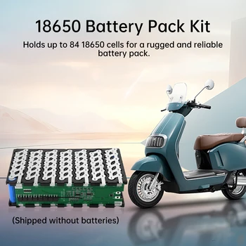 Scatola batteria al litio per bici elettrica 13S 48V Supporto 13S6P 18650 con saldatura al nichel 30A BMS per uso batteria per scooter elettrico o bici elettrica