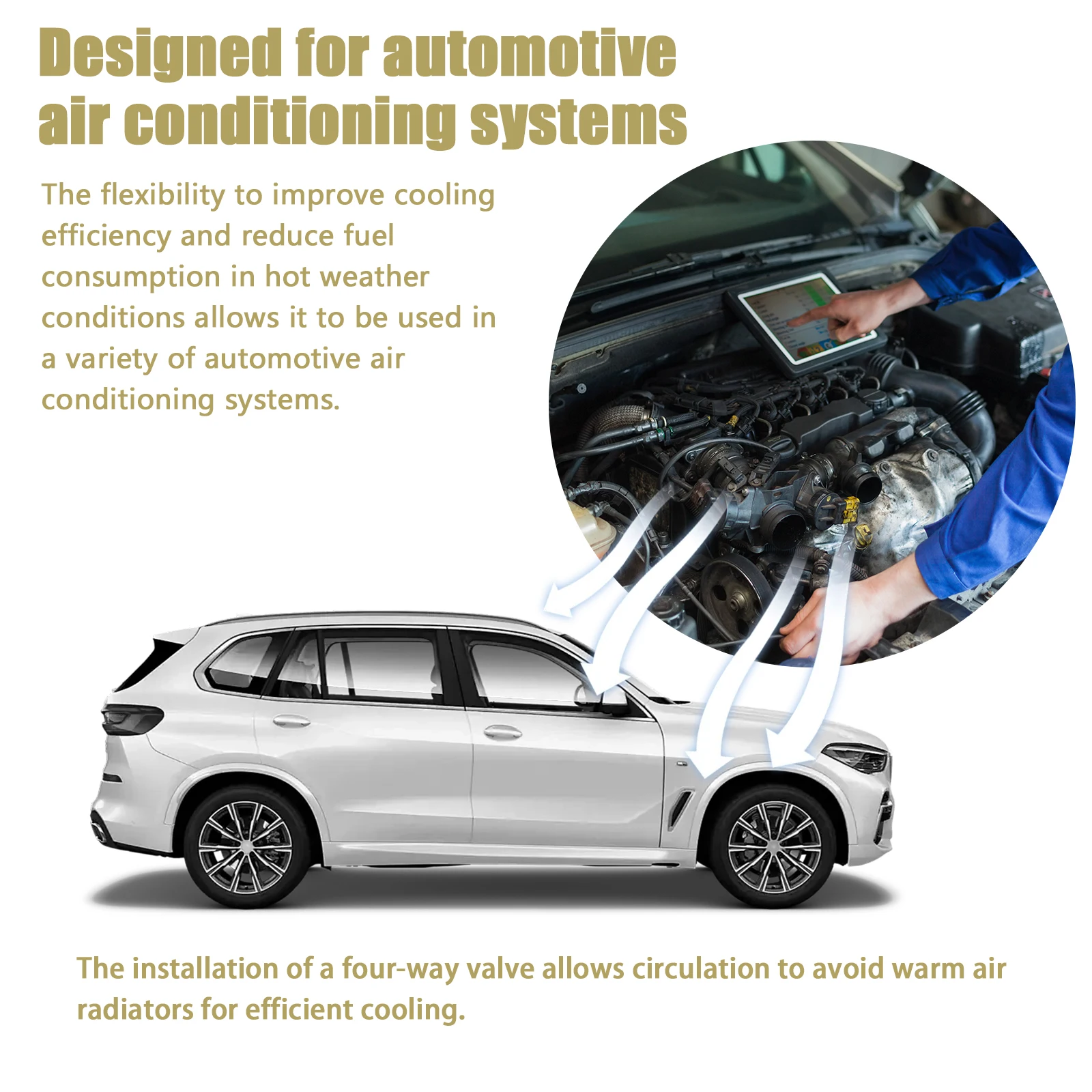Heater Control Valve with Brass Body Plated Shank Robust Heater Control Valve Multifunctional Manually Controlled