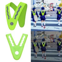 Gilet sécurité pour enfants, vêtements réfléchissants, vestes pour enfants, gilet sécurité Fluorescent jaune haute pour 1