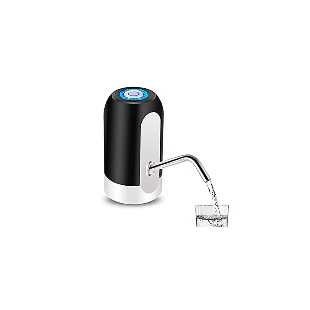 Distributore D'Acqua Automatico LED Portatile Con Pompa Elettrica A Ricarica USB - Universale Per Bottiglie Da 4,5L A 18,9L - Struttura Integrata In ABS
