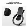 K&F Concept 52mm 1/4 Black Pro Mist Phone Filter Clip on Diffusion Antireflective Coating Filter iPhone Mobile Smart Phone 4