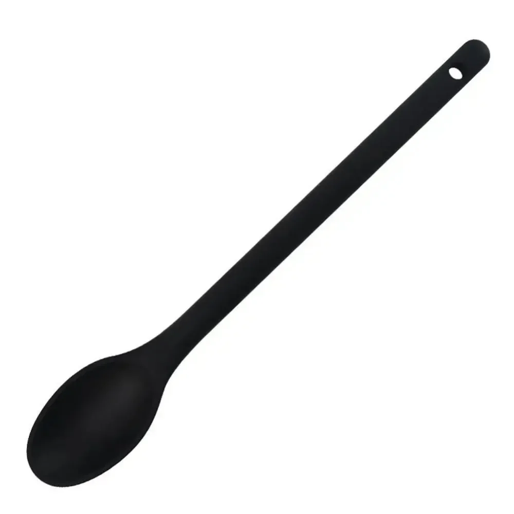 Silicone Mixing Spoon Nonstick Kicthen Spoon Baking for Cooking Stirring Mixing and Serving 1Pc silicone spoon