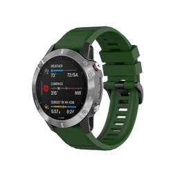Versatile QuickFit Silicone Watch Strap - Adjustable 20 - 26mm Band for Sports and Outdoor Adventures (AG)