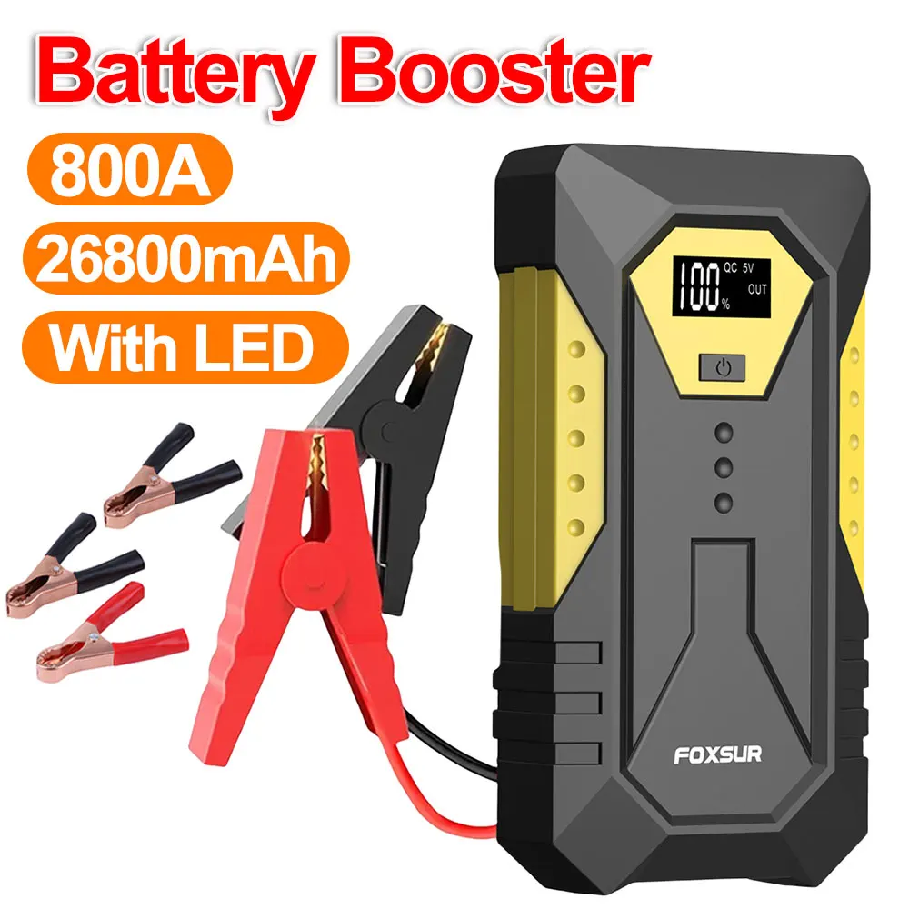 CarBatteryBoosterChargerPortableCarBatteryJumpStarterDigital
