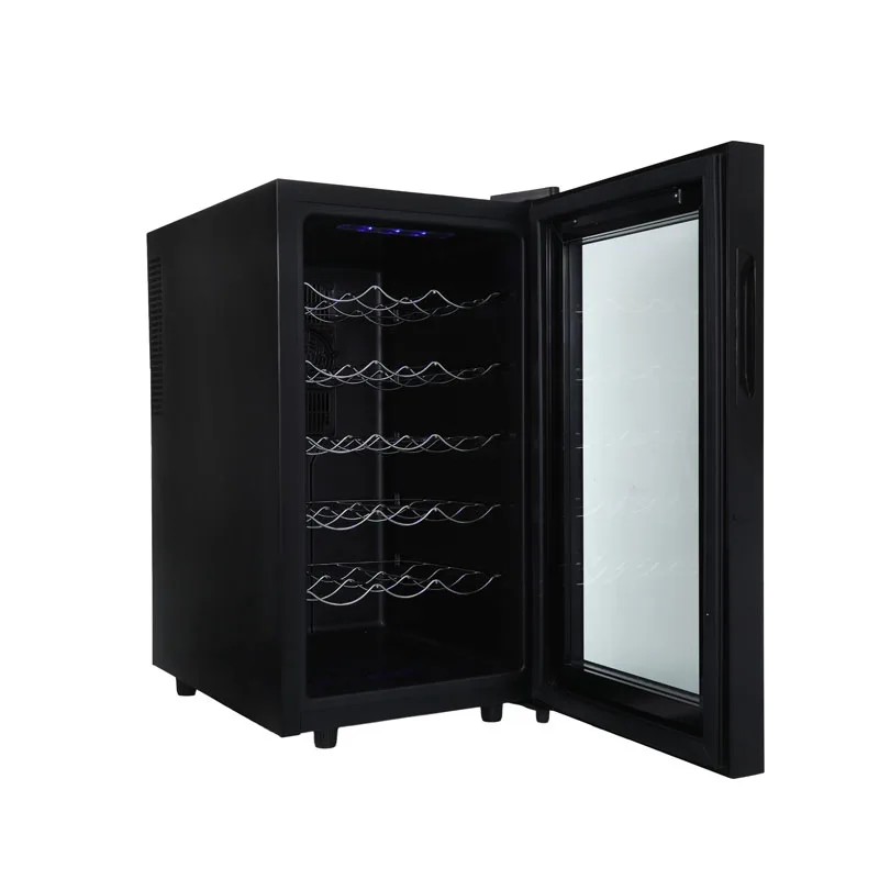 Wine Cooler 46L 18 Bottles Wine Refrigerator Cabinet Fridge Freestanding
