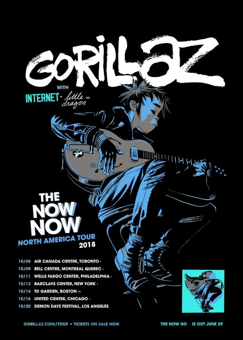 Gorillaz Hip-Hop Band Artistic Canvas Wall Art
