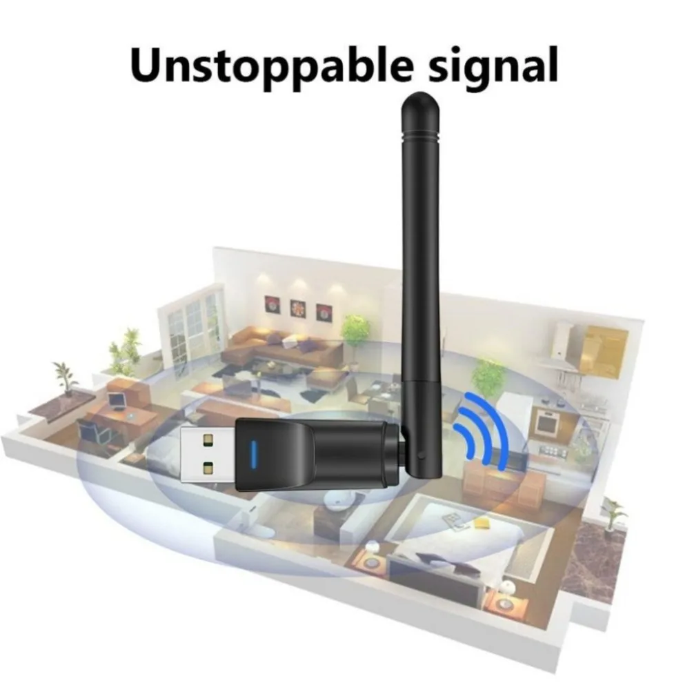 미니 USB Wifi 어댑터 MT7601 802.1b/g/n 안테나 150Mbps 무선 수신기 동글 네트워크 카드 노트북 TV 박스 Wi-Fi 동글 2.5Ghz