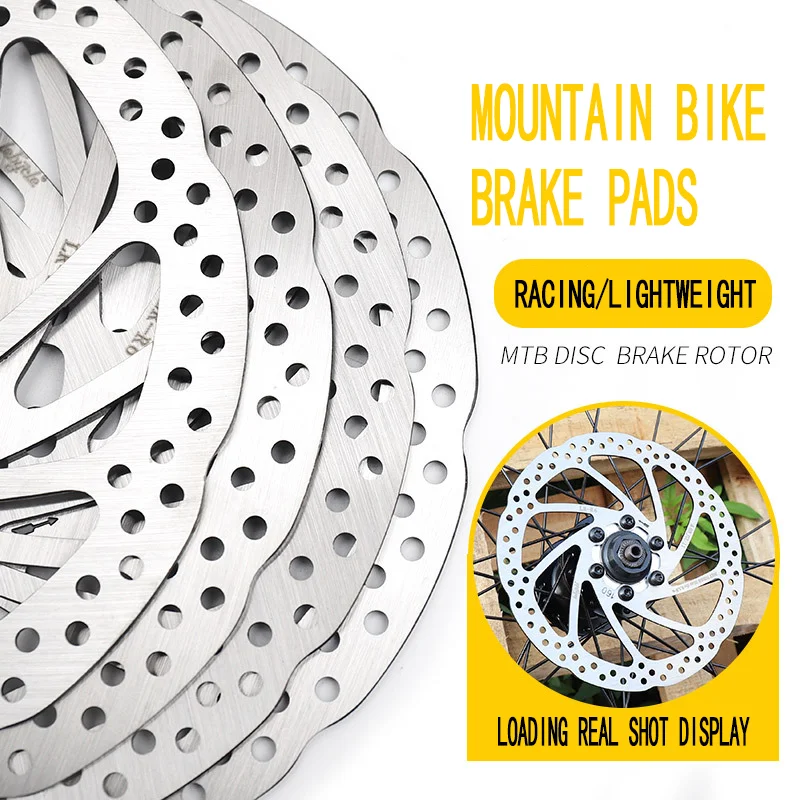 Disque De Frein Hydraulique VTT Vélo Route 6 Pouces Inox - Tailles 120 à 203 Mm - Frein à Disque