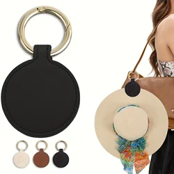 Magnetic PU Leather Hat Clip - Stylish Travel Bag Accessory (BPA046-Black)