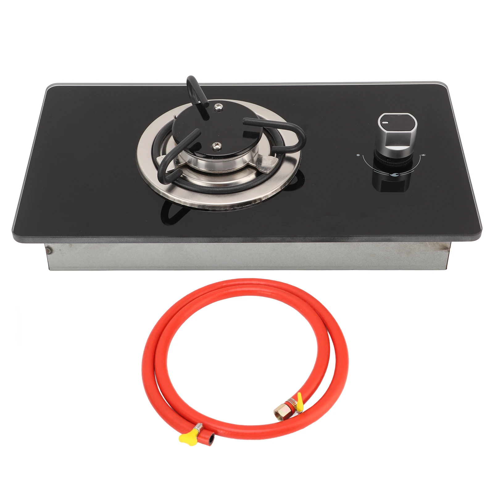 Fire Cooktop RV Gas Range Stove 1 Burner Cooktop 1.8Kw Power Stepless Adjustable ...