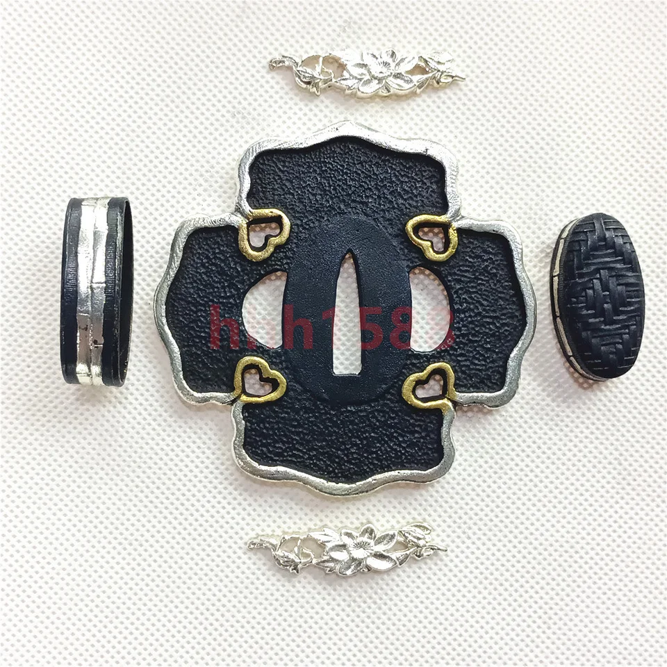 日本の刀,素敵な真ちゅう,カタナ,部品,フチ,チャクラ