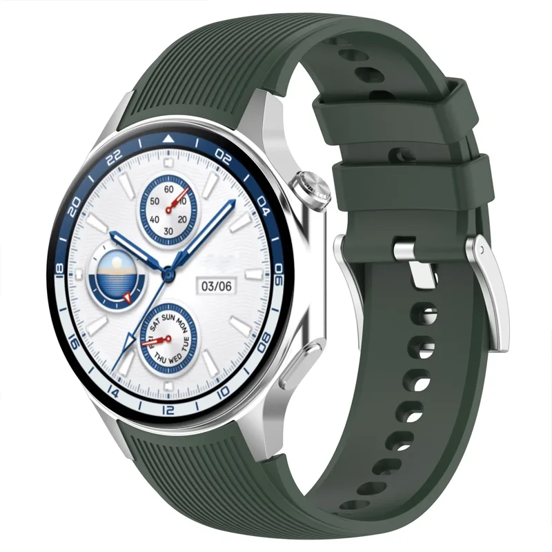 Enhanced Silicone Sport Strap - No Gap Design, Replaceable Wristband Bracelet