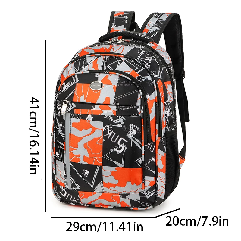 Leisure backpack, fashionable, lightweight, waterproof, travel laptop backpack, large capacity, wear-resistant student backpack