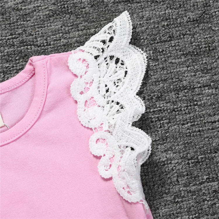 Newborn Girls Summer Cotton Kids Short Sleeve T-Shirts 7 Colors Tops Clothes