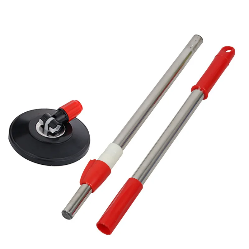 Spin Mop Pole Handle Replacement, 360 Degrees Rotating Floor Mop Pole, Sem versão com pedal, Kit de ferramentas de limpeza