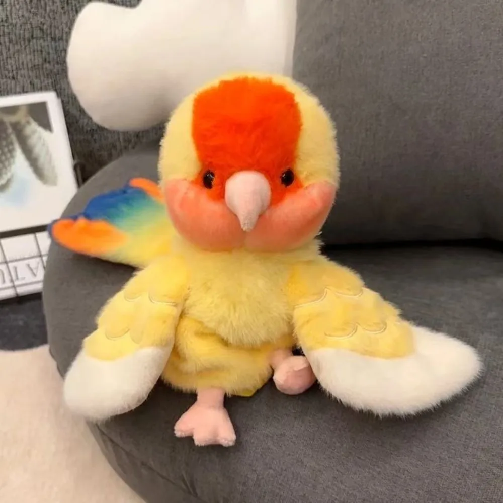 귀여운 새 손인형 버드게리어 코카티엘 코스프레 20cm 몽크 파라키텟