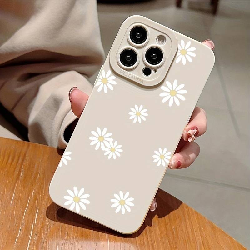 Daisy Graphic Printed Phone Case For iPhone 17 13 11 12 14 15 16 Pro Max Plus 17 Air 16E XR 8 7 Plus SE 2022 Soft Matte Cover