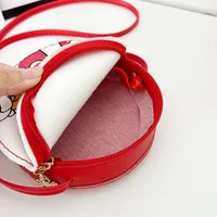 Fashion Children's Mini Handbags Baby Girls PU Leather Small Shoulder Crossbody Bags Cute Cat Kids Coin Purse Wallet 3