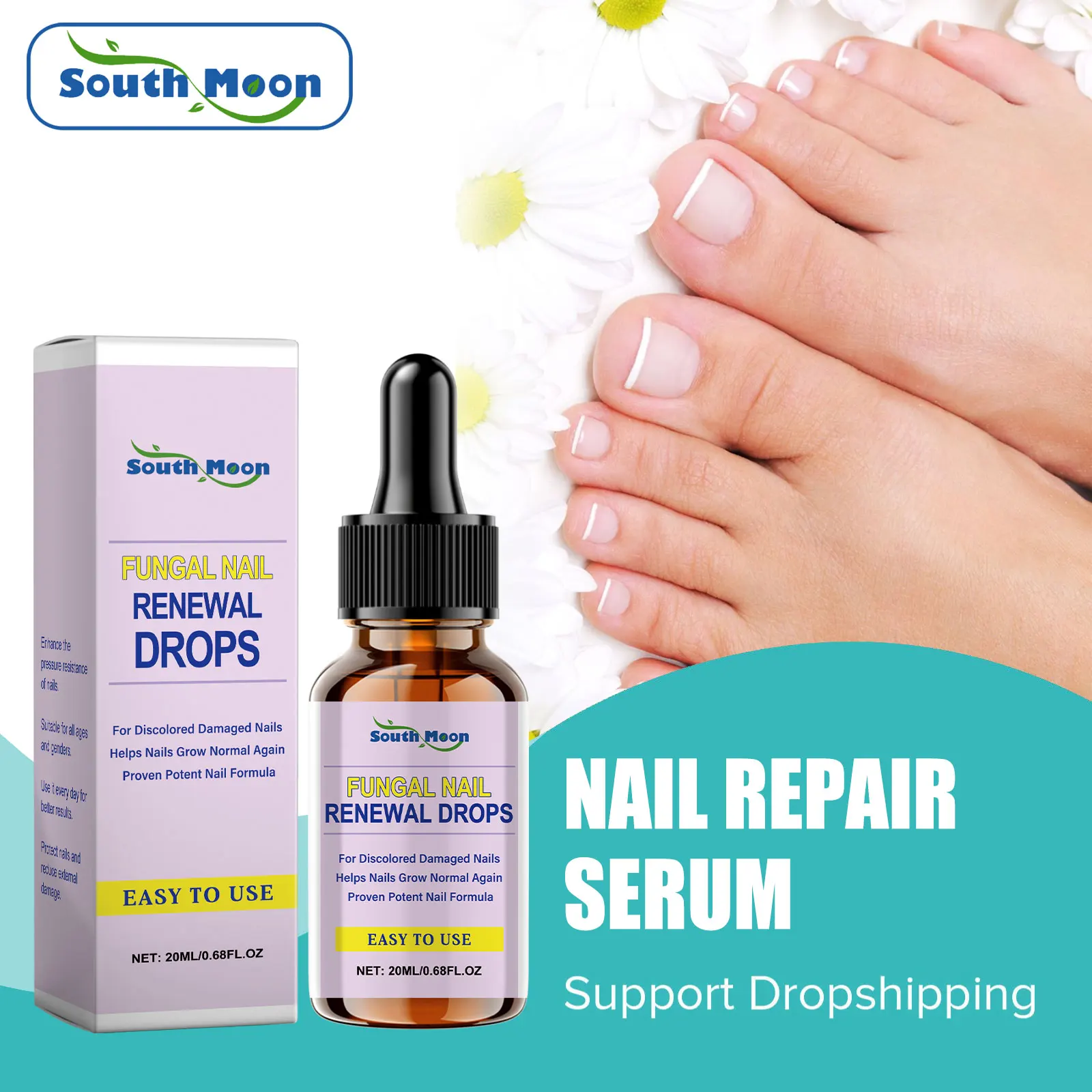 Fungal Nail Repair Drops Infection Nail Removal Anti Paronychia Improve Broken Cracked Discolored Toenail Renewal Care Essence nail fungus remover