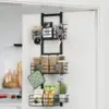Over The Door Shower Caddy Pantry Organizer Rack with Reliable Hooks, Sturdy Hanging Shower Organizer Shelf Basket Storage Rack 5