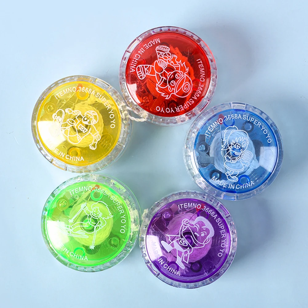 Luminous Yo-Yo LED Light Up Yo-Yo Responsive Bearing Ball For Teens Adults Beginner Party Favors Gift