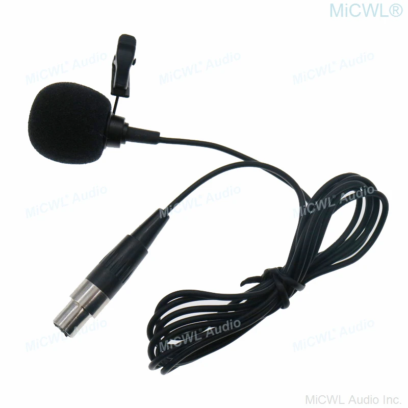 ME4 Microfone Lavalier para Microfono da bavero per AKG Samson Gemini Wireless XLR Mini a 3 pin - Image 3