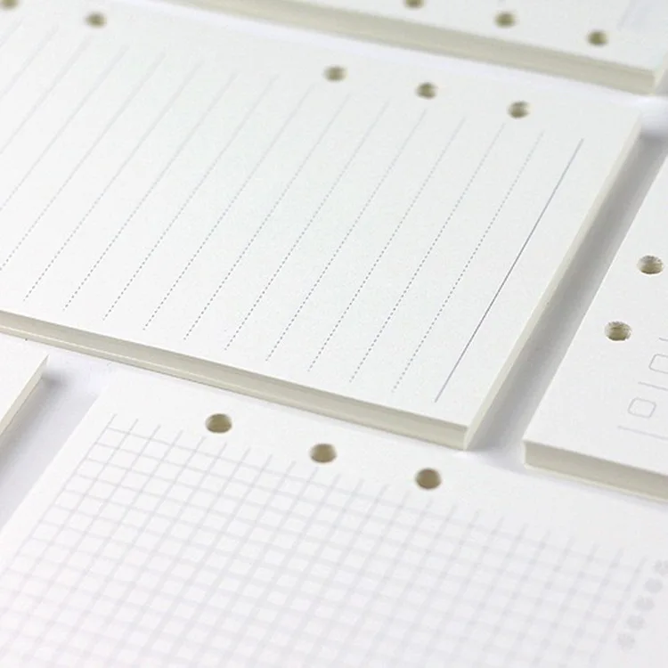 Notebook Refill Loose Leaf A5 A6 A7 Spiral Binder Inner Page Diary Planner