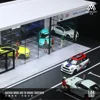 TimeMicro&MoreArt 1:64 M Power theme assembled version of the car showroom lighting scene 4