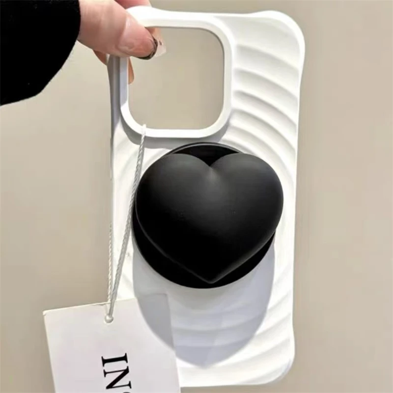 Liebe Herz Niedlichen Cartoon Für Magsafe Telefon Magnetische Griptok Ständer Für iPhone Lustige Faltbare Drahtlose Lade Fall Halter – Detail 4