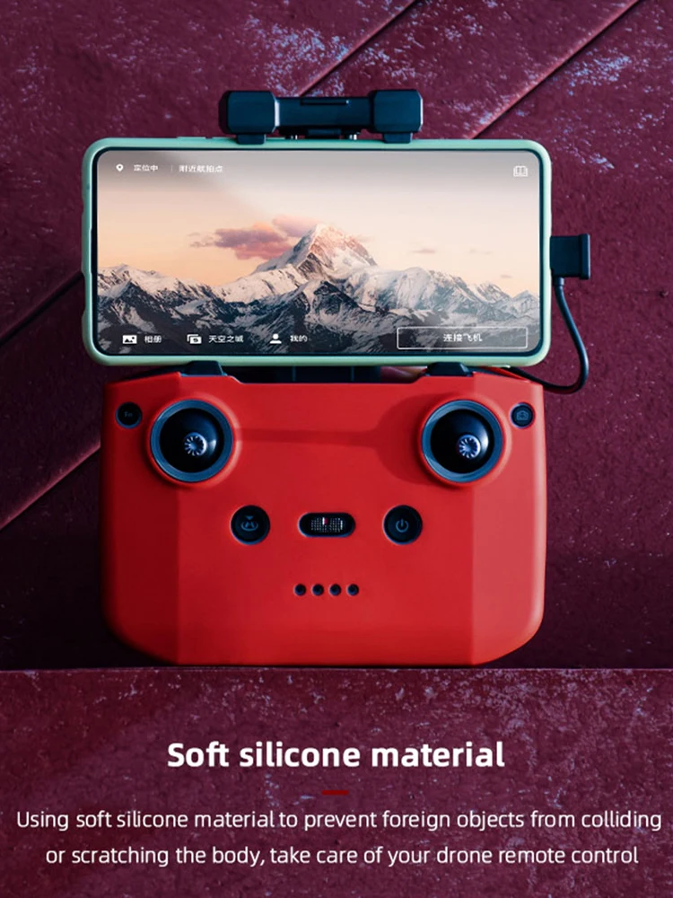 Silicone Case RC Controller Protective Cover Drone Accessories For DJI Mini 3 Pro/Mavic 3/Air 2S/Mini 2 RC-N1
