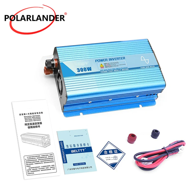 

DC-AC battery booster Photovoltaic inverter Solar power inverter 12V300W sine wave inverter