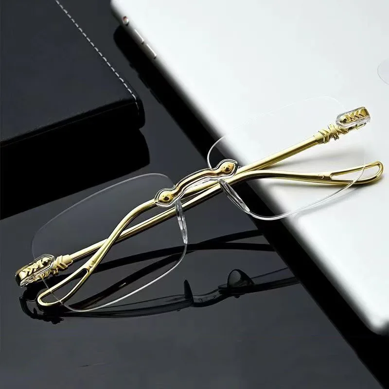 

Trendy Diamond Presbyopia Reading Glasses Hyperopia Eyewear Ultralight Far Sight Eyeglasses Diopter Prescription Glasses+0to+4.0