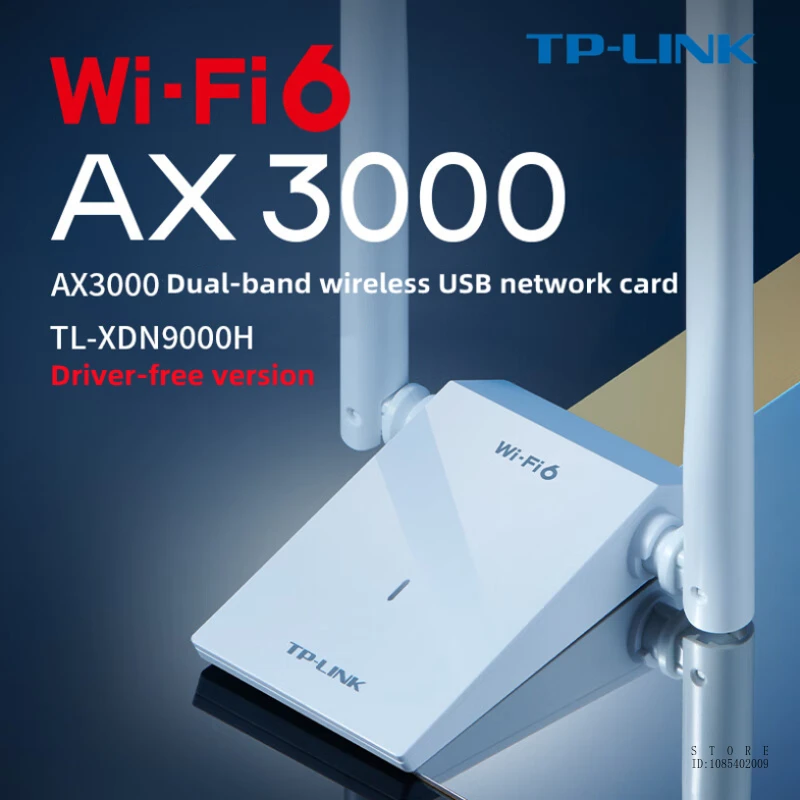 TP-LINK AX3000 беспроводная сетевая карта WiFi6 Gigabit 5G Двухдиапазонная, USB 3.0 порт портативный Wi-Fi, Wi-Fi карта для настольного ПК XDN9000H