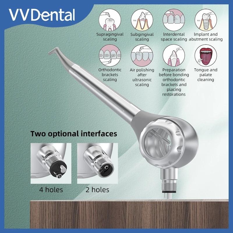 

VV Dental Air Prophy Unit Teeth Whitening/Cleaning Spary Polisher Jet Air Flow Dentistry Odontologia Use Sandblasting Machine