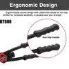 BT-606 Manual Riveter Nut Tool For M3-M8 Hand Blind Riveter Gun Rivet Nut Pull Cap Auto Set Rivet Nut head 5