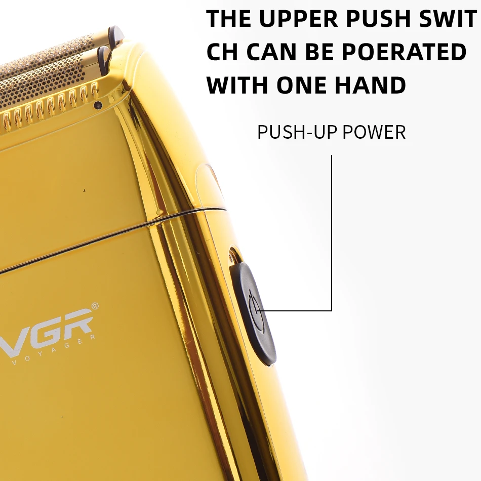 VGR Shaver Electric Shaver Beard Trimmer Beard Shaver Professional Electric Razor Men Beard Cutting Machine Rechargeable V-399 3