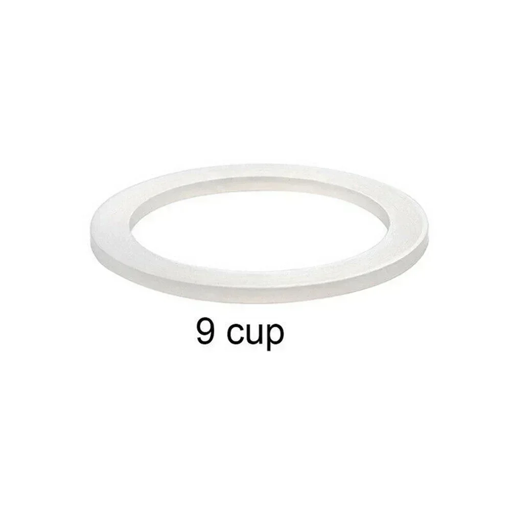 Silicone Seal Ring Seal Ring Gasket Washer Replacement For Moka Pot Espresso Coffee Makers Accessories 1/2/3/6/9/12 Cup