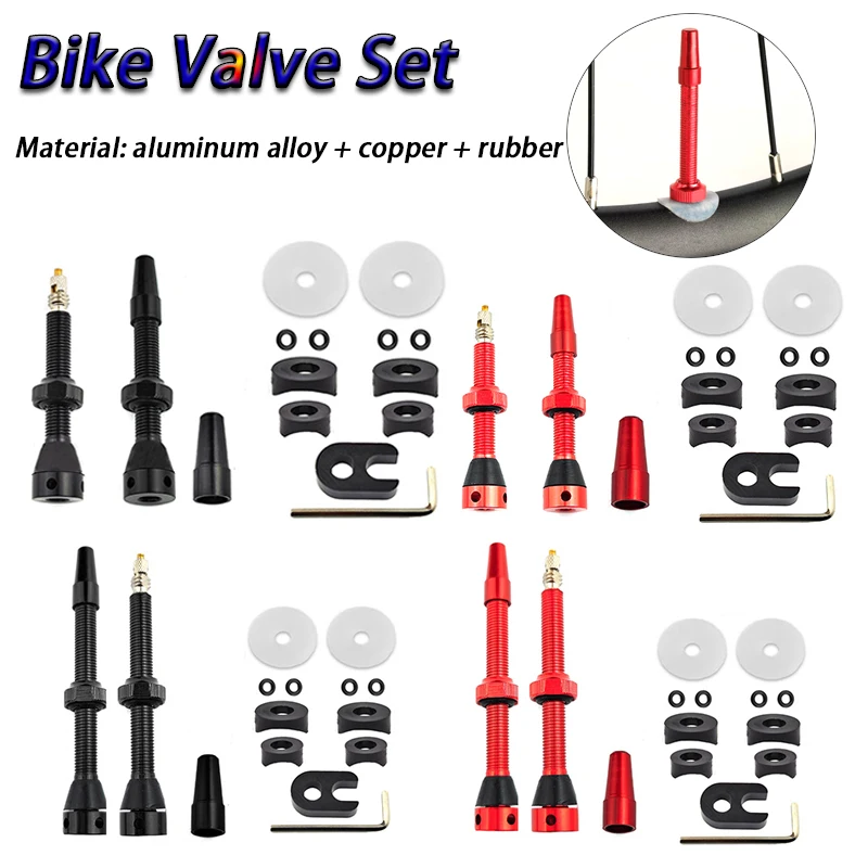 Valve Presta Tubeless gros volume V BIKE pour vélo route